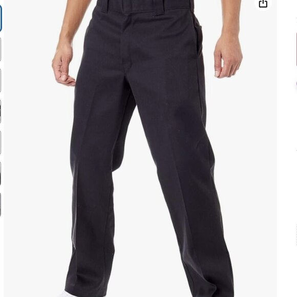 NWT Dickies Men's 874 Flex Work Pant, black, 38Wx34L - Picture 1 of 6